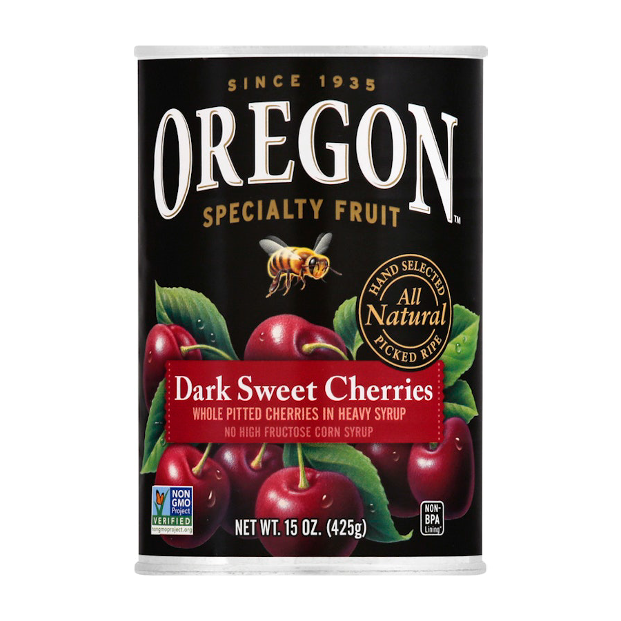 OREGON DARK SWEET CHERRIES 425GRM