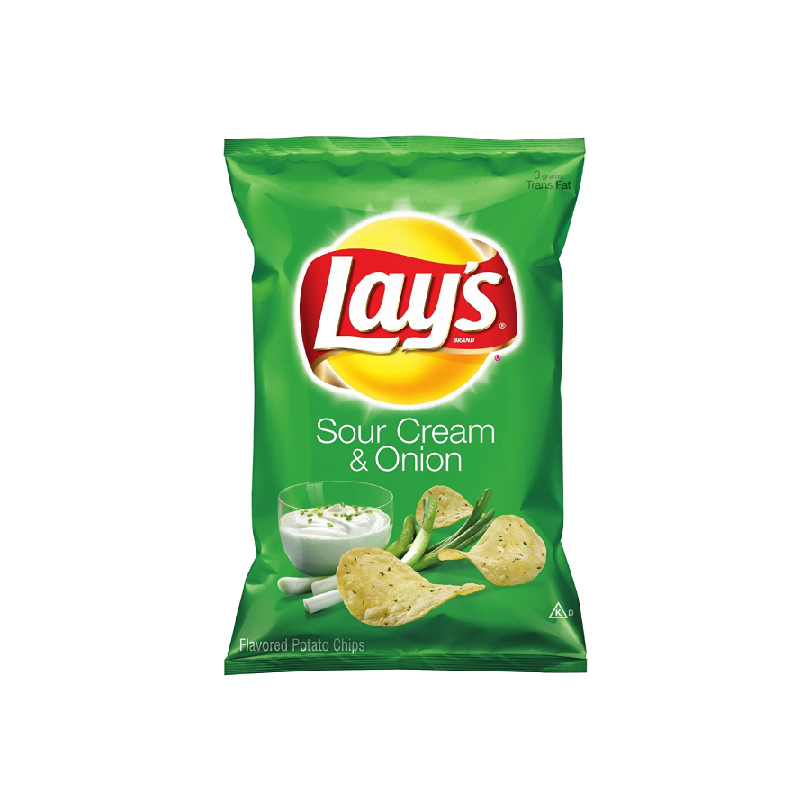 LAYS SOUR CREAM&ONION 105G