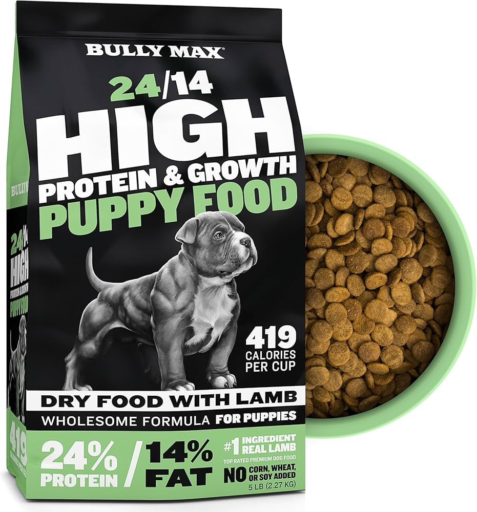 High-protein puppy growth formula
