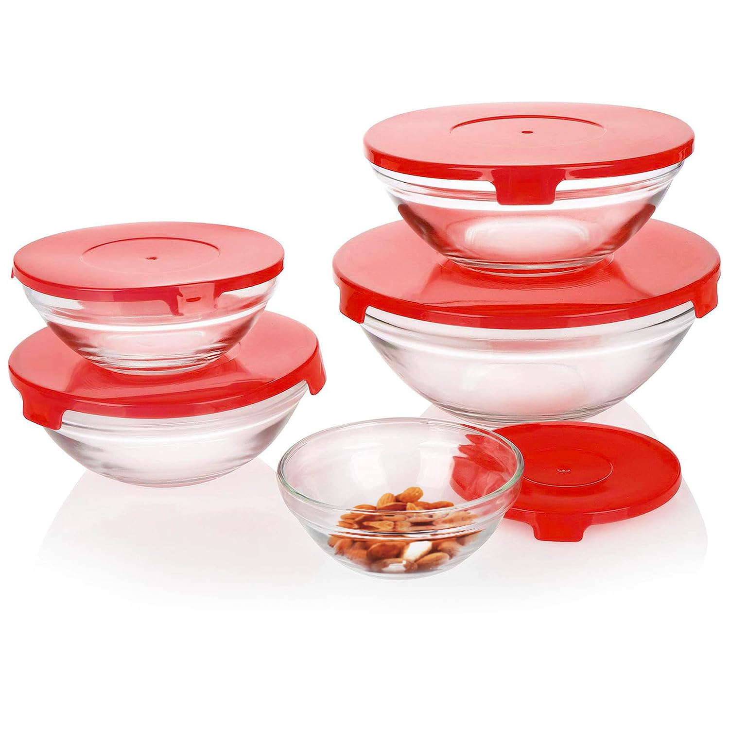 5-pack microwave glass bowls